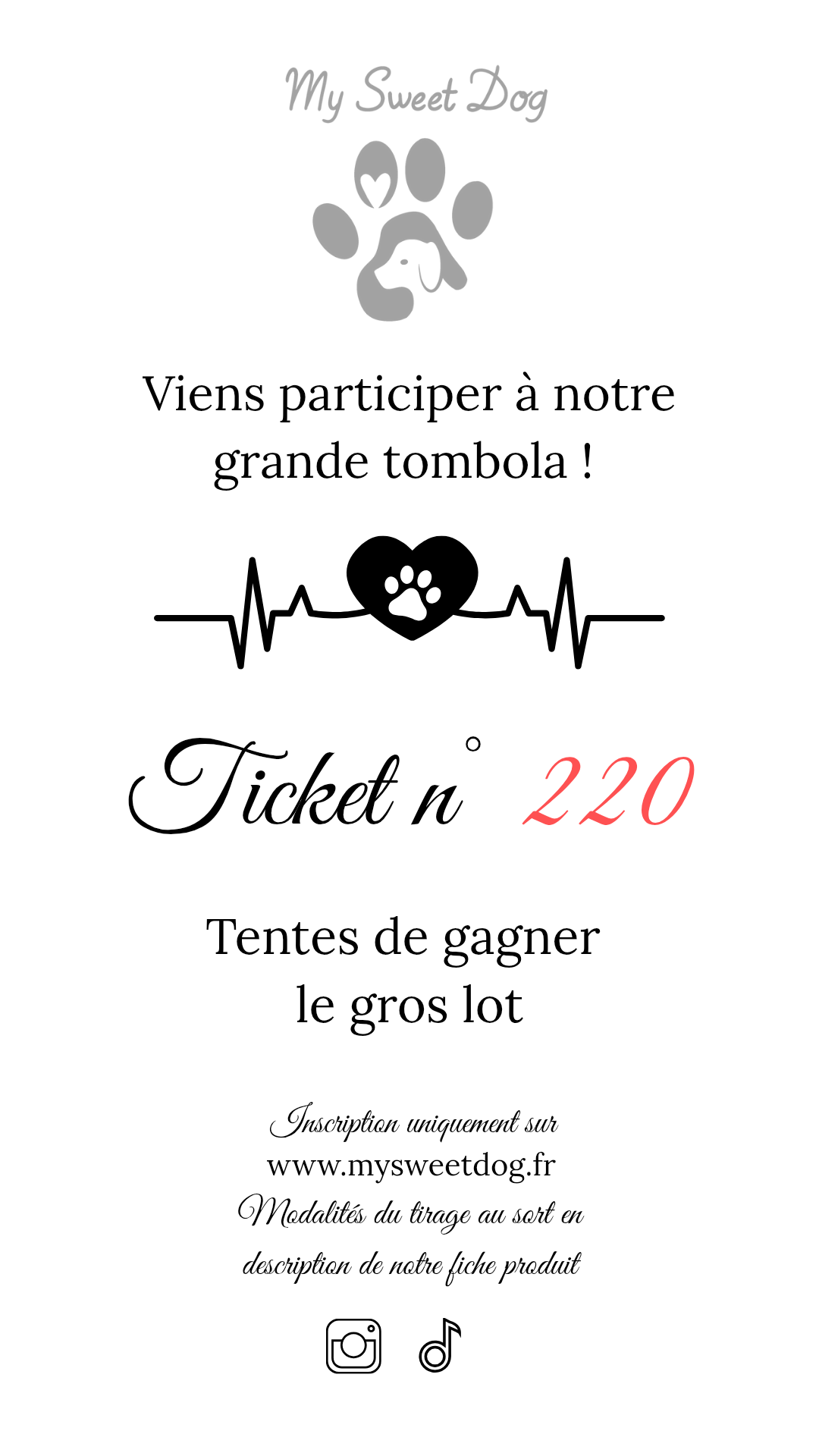 Ticket tombola 201-300