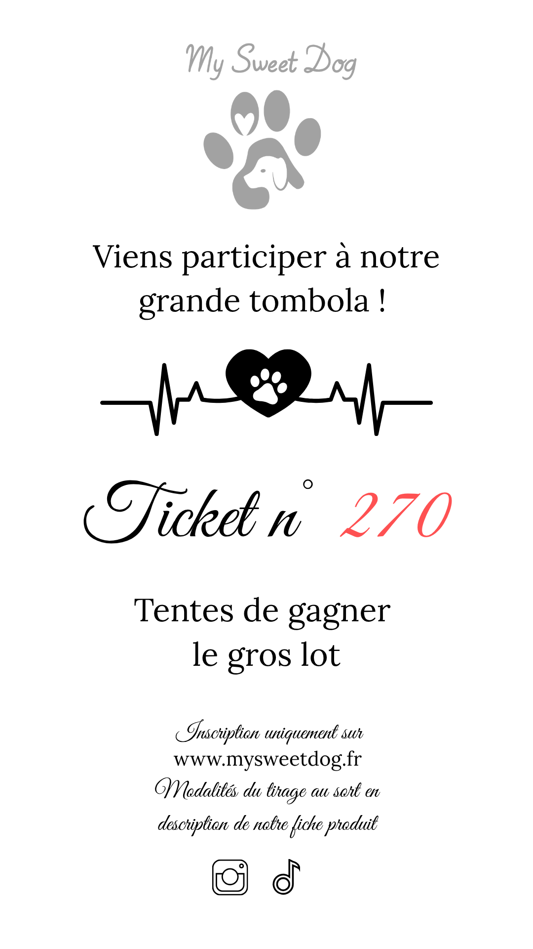 Ticket tombola 201-300