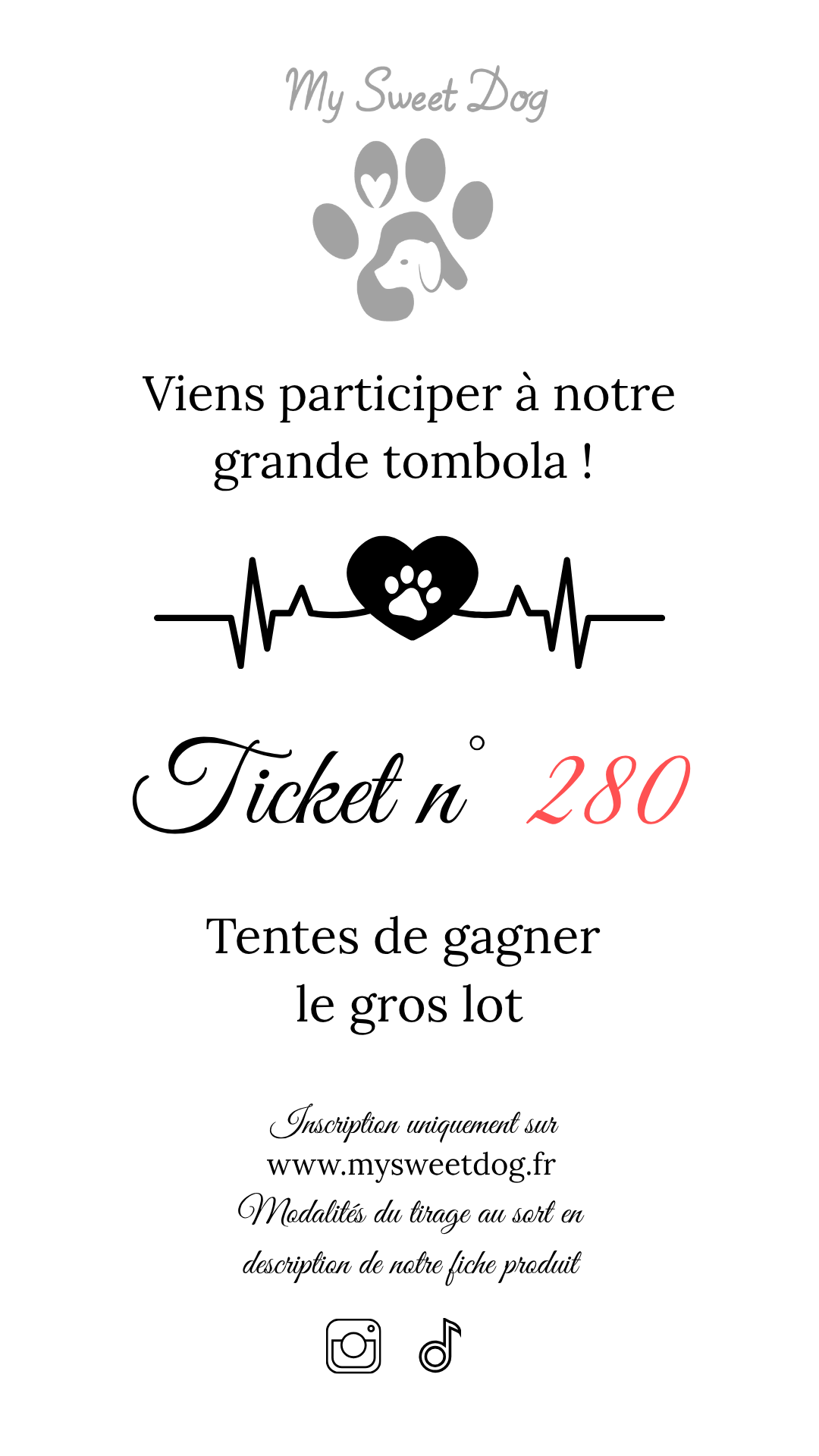 Ticket tombola 201-300