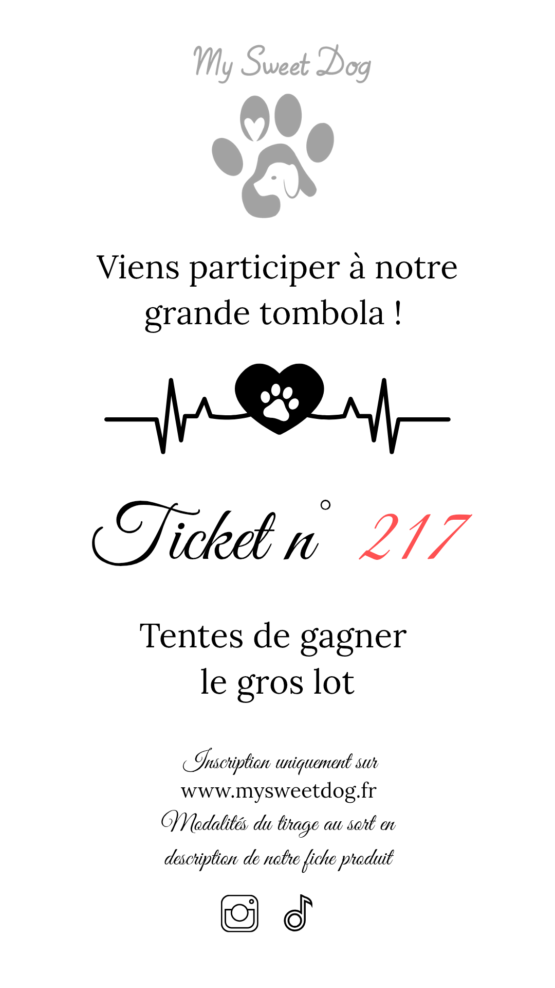Ticket tombola 201-300