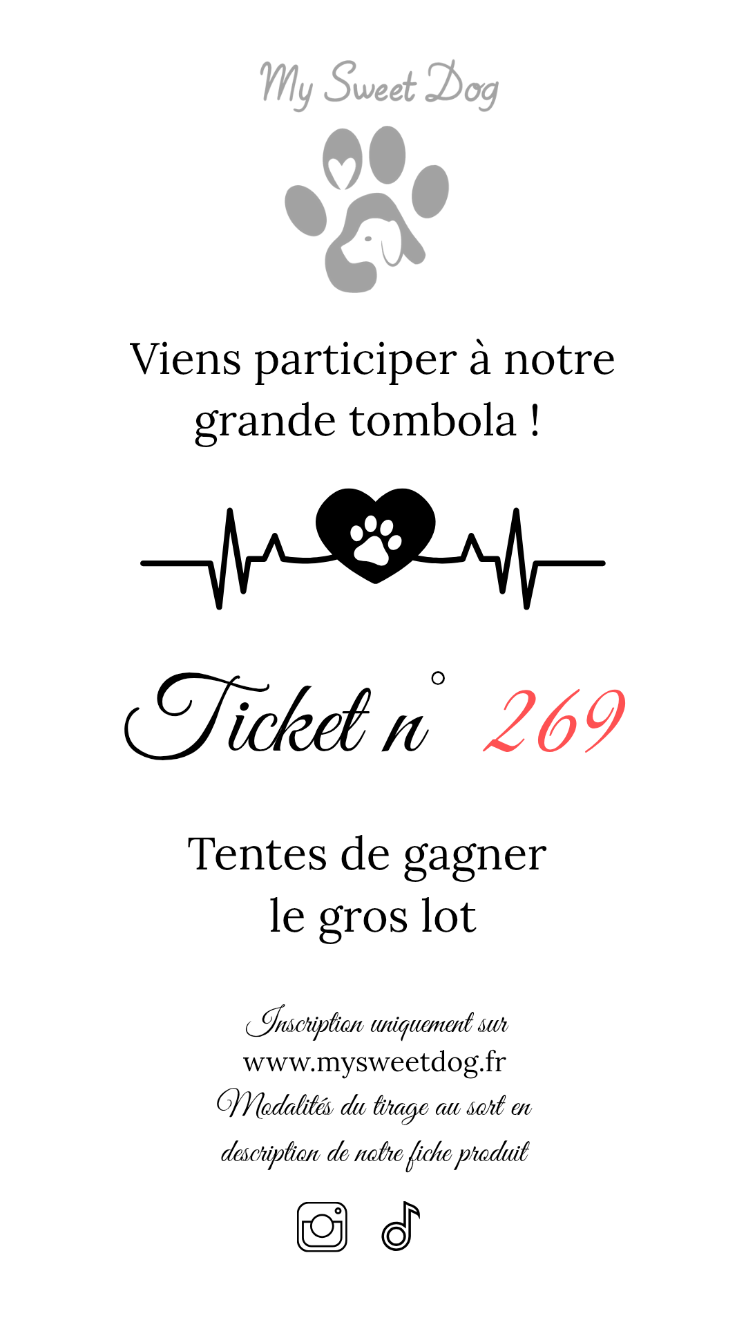 Ticket tombola 201-300