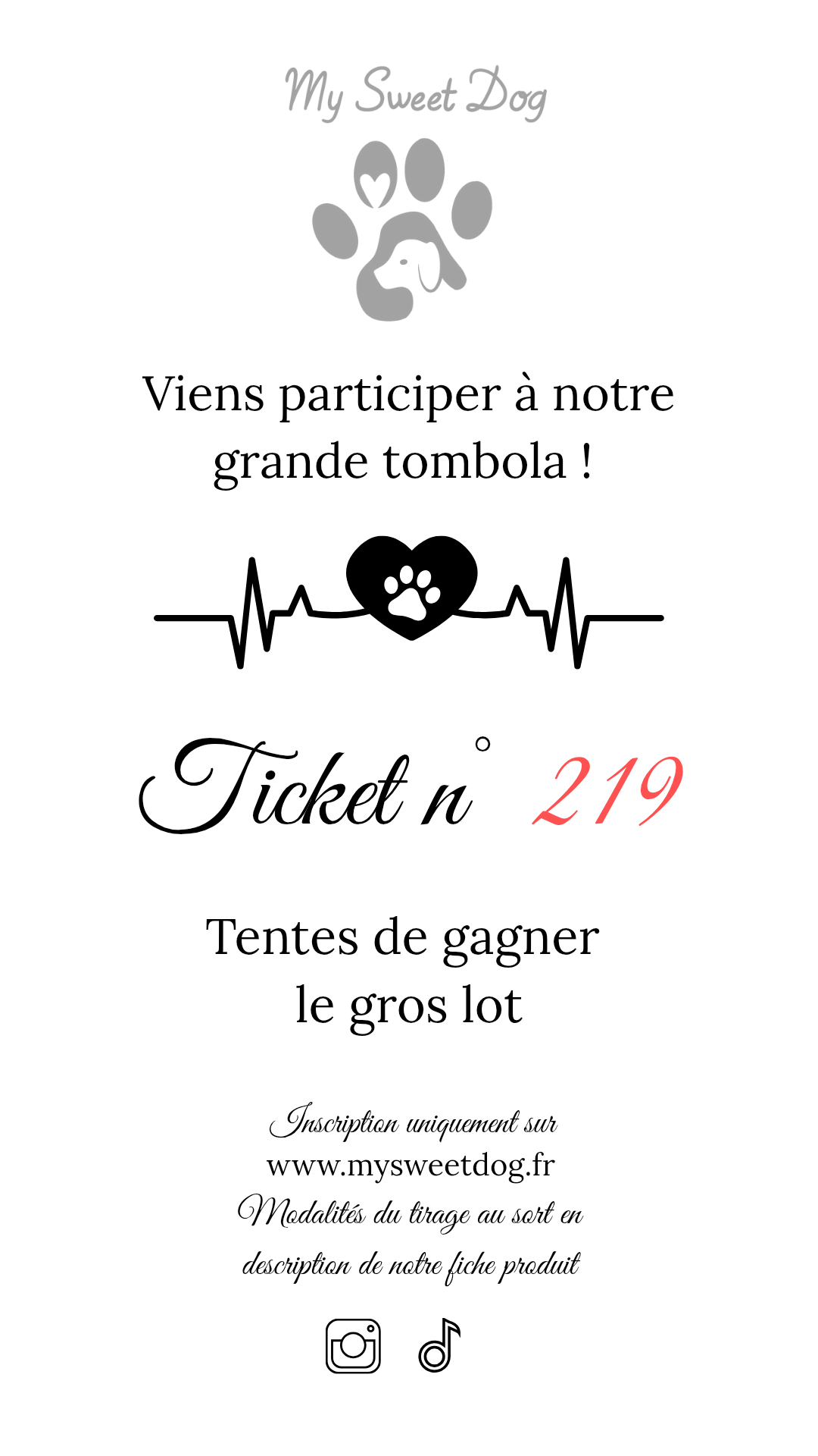 Ticket tombola 201-300