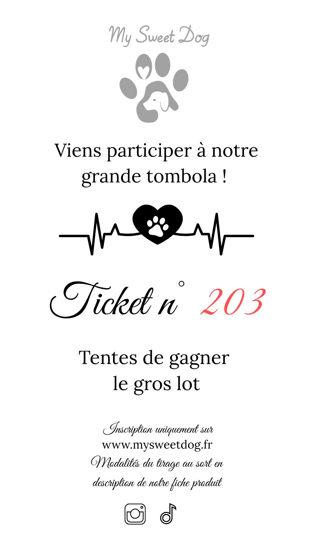 Ticket tombola 201-300