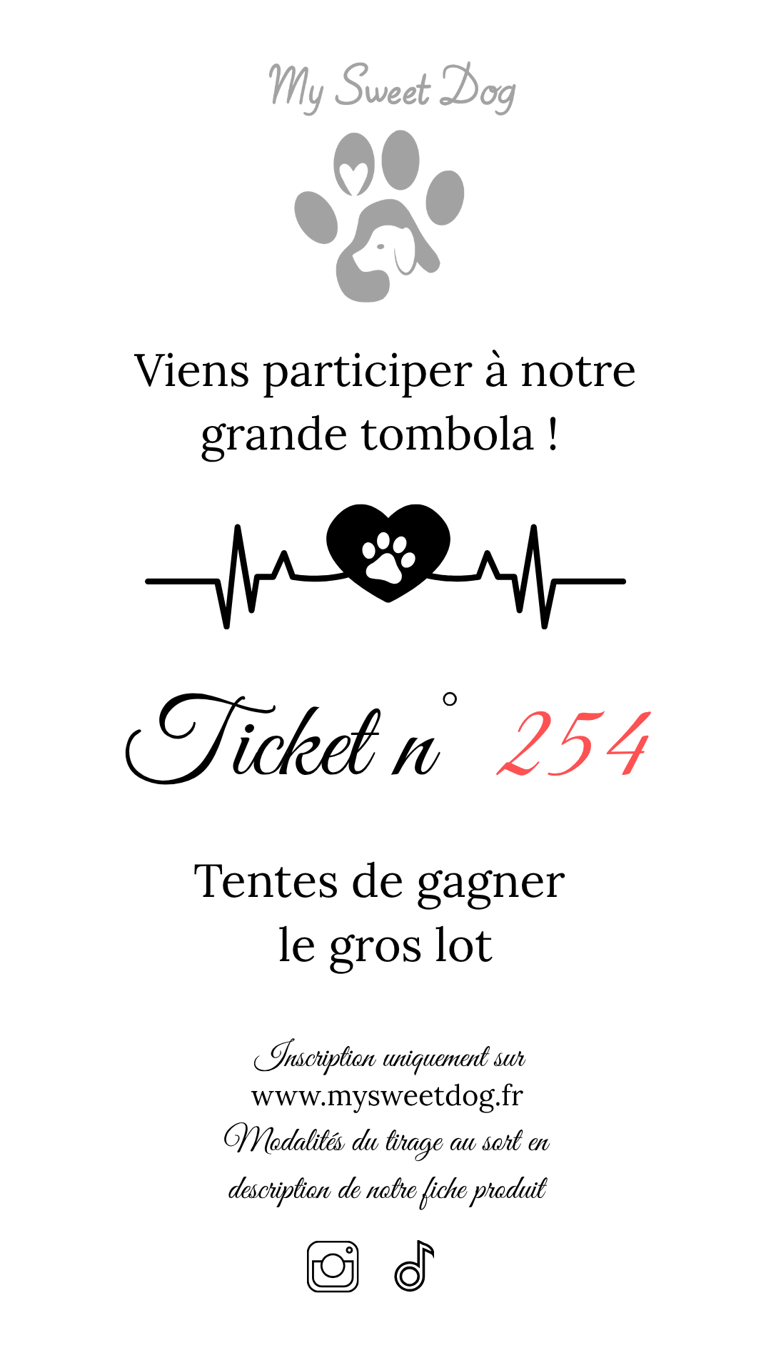 Ticket tombola 201-300