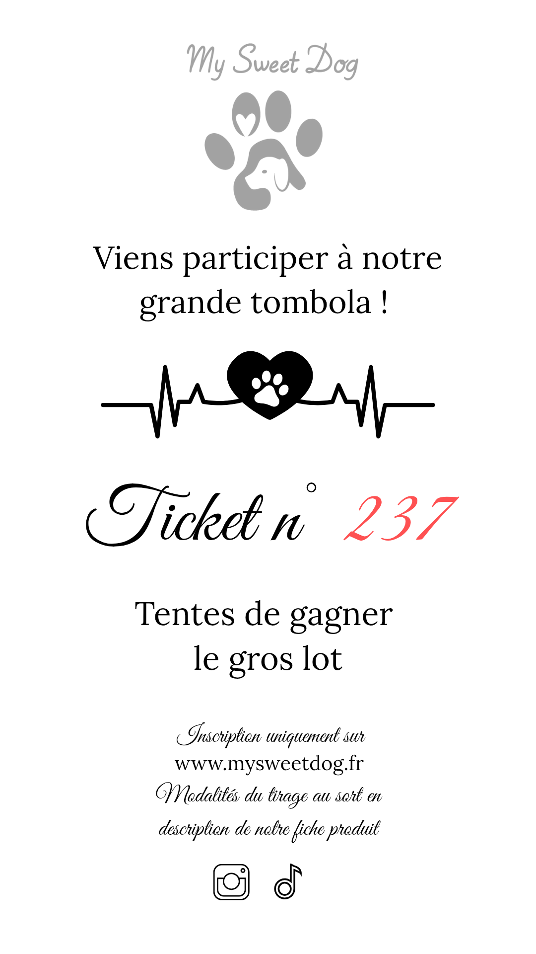 Ticket tombola 201-300