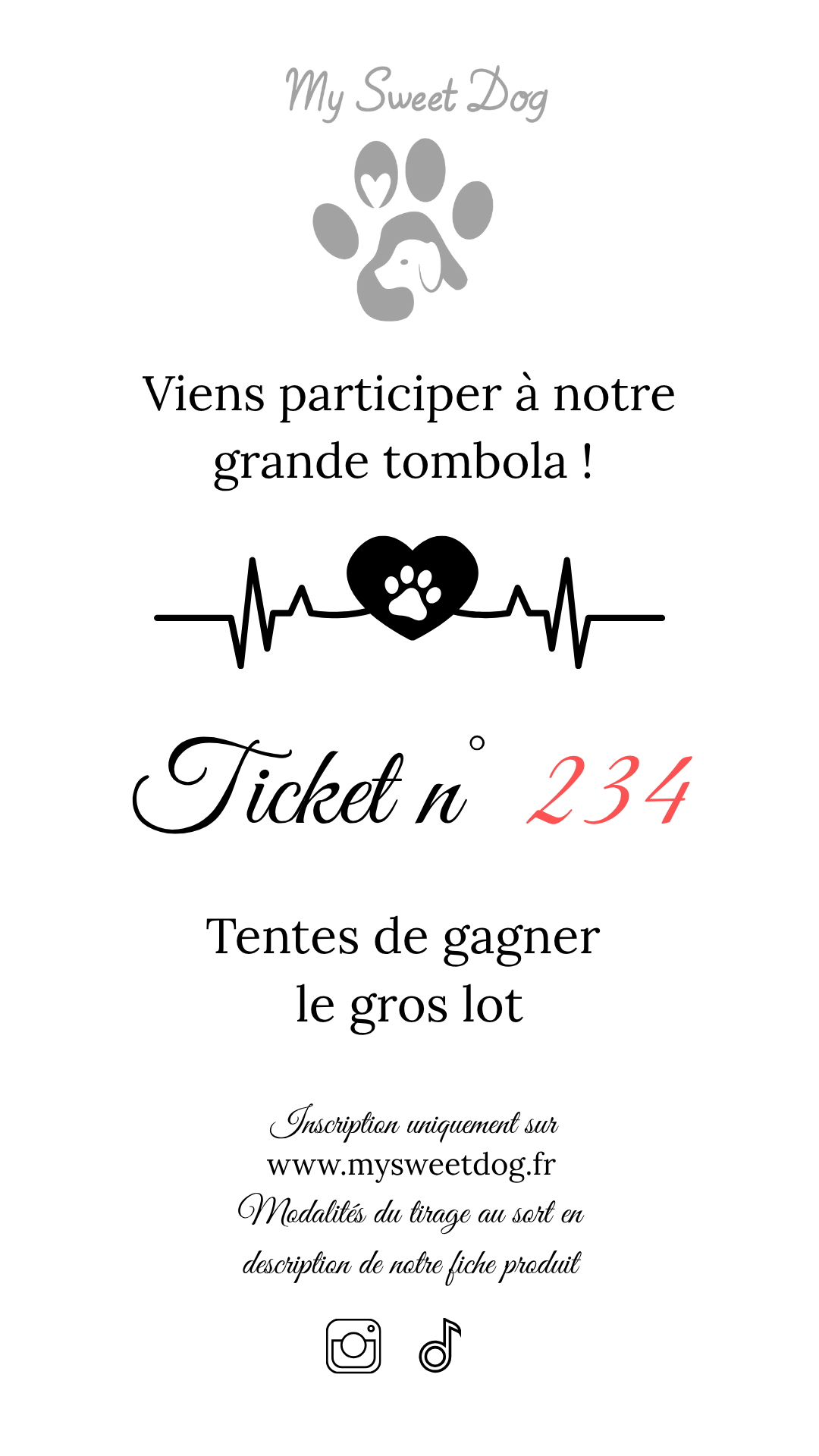 Ticket tombola 201-300