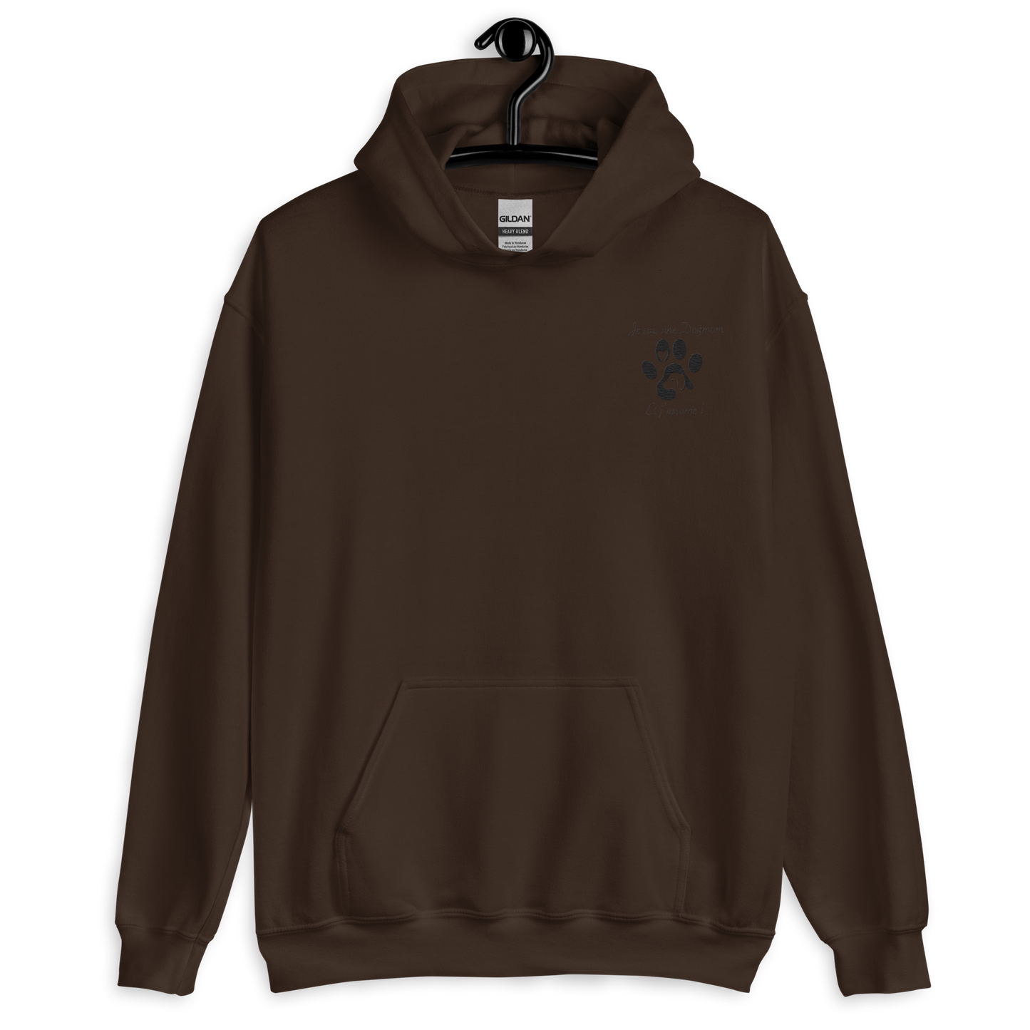 Sweat Dogmom brodé Noir
