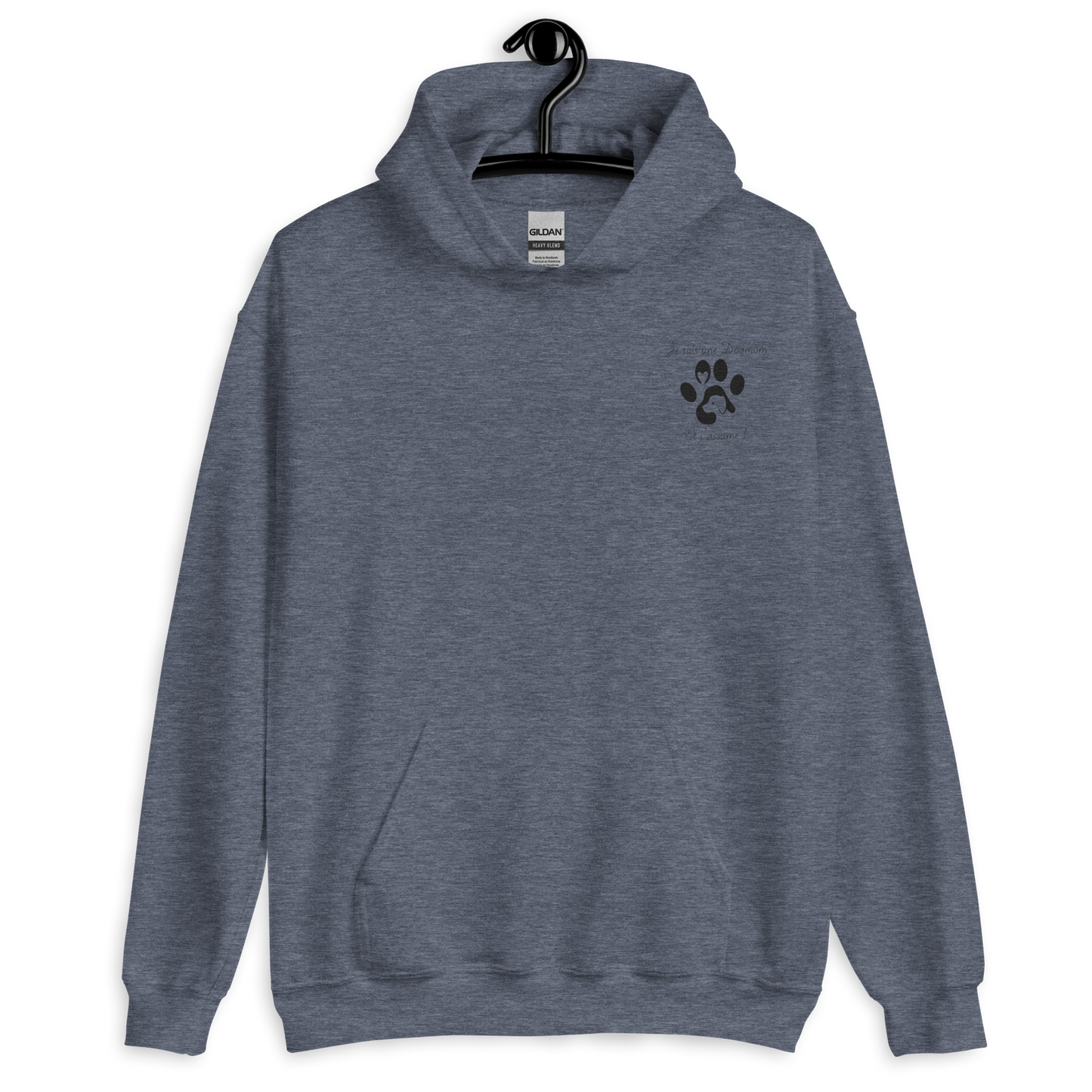 Sweat Dogmom brodé Noir