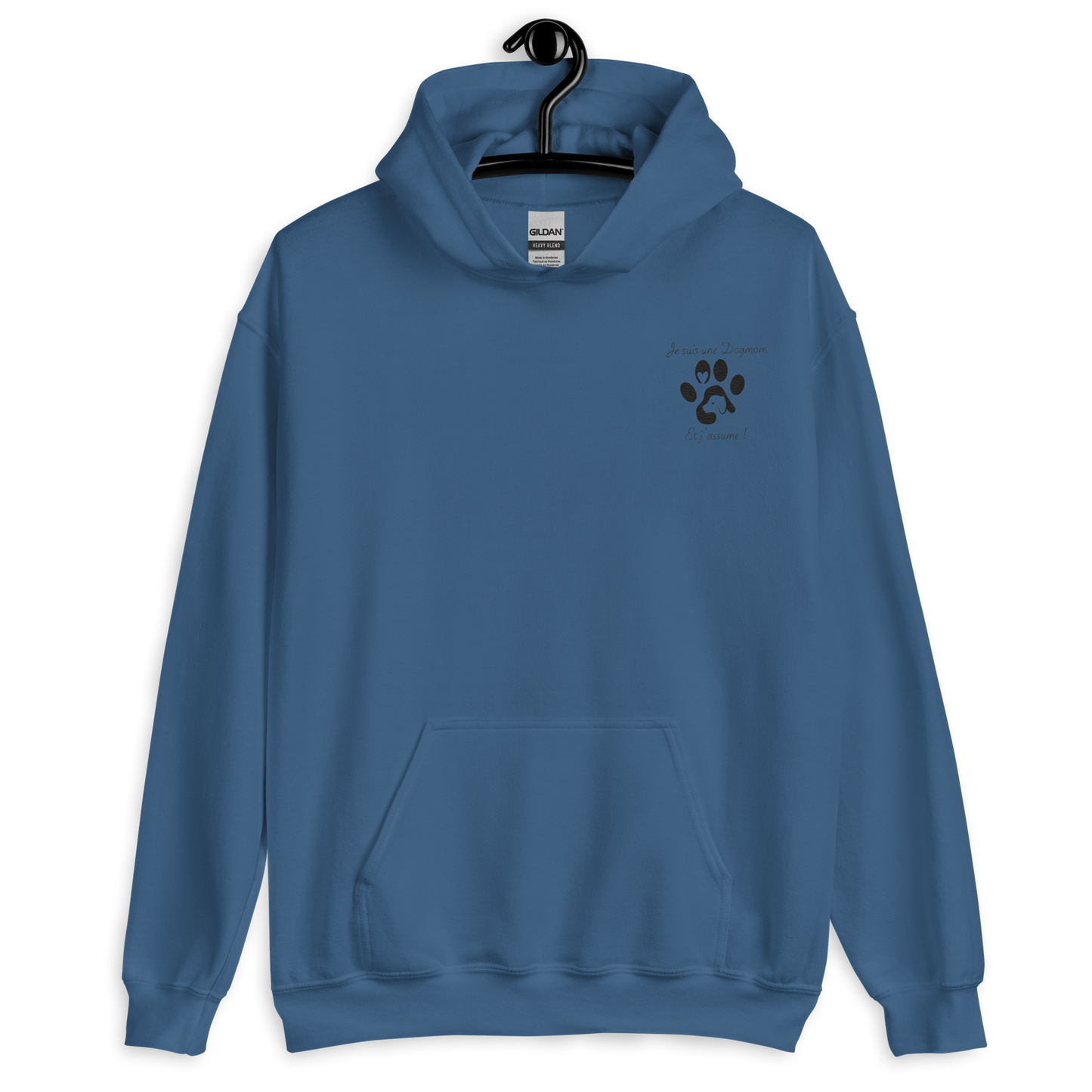 Sweat Dogmom brodé Noir