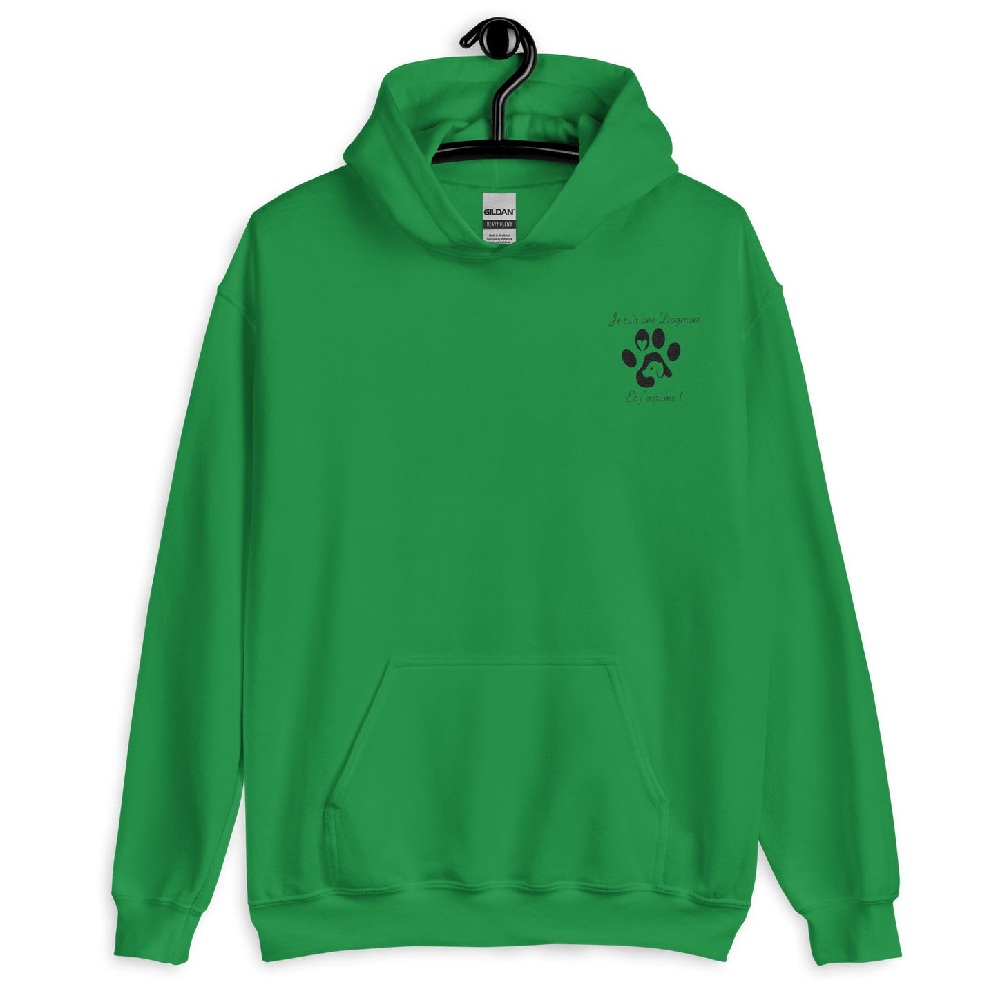 Sweat Dogmom brodé Noir