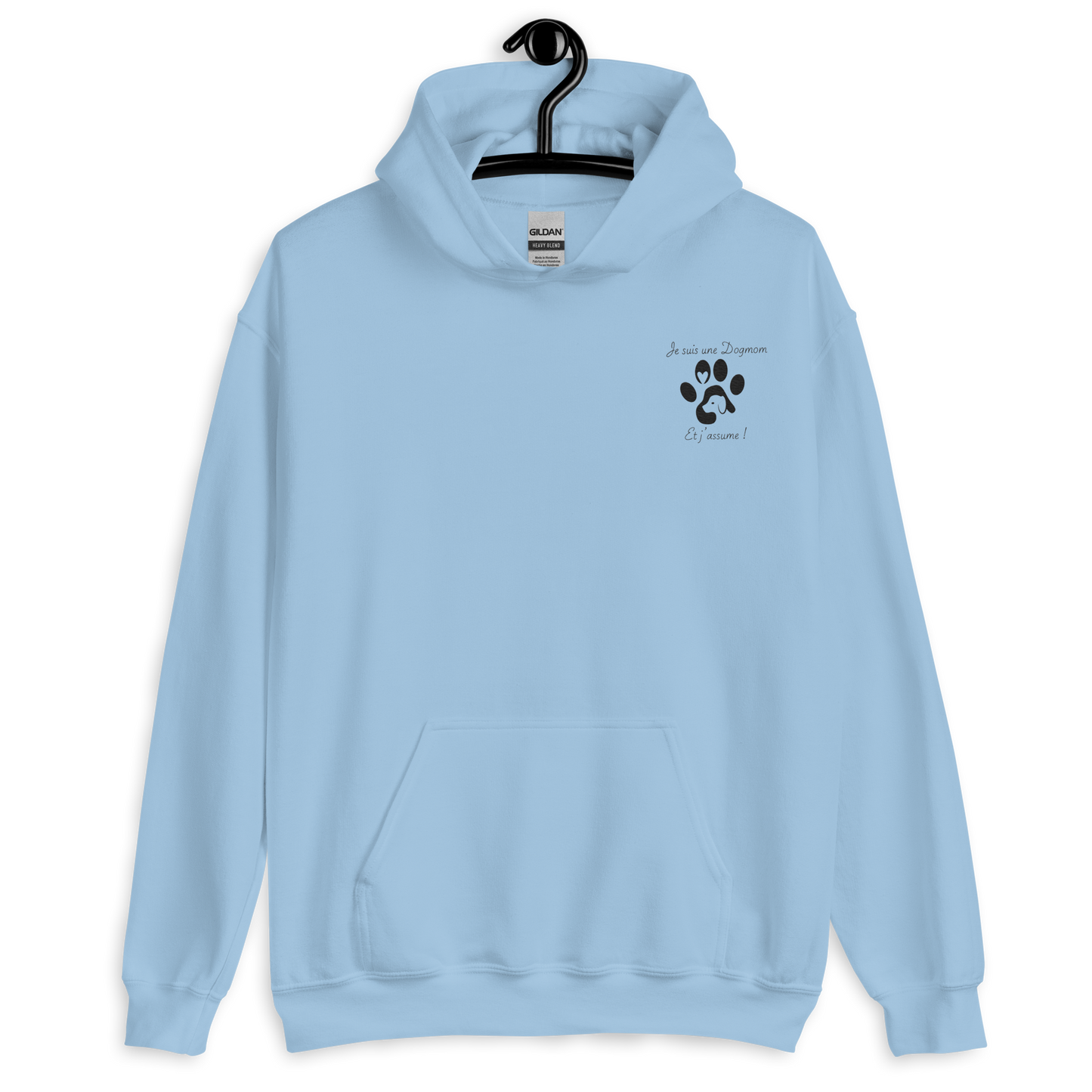 Sweat Dogmom brodé Noir