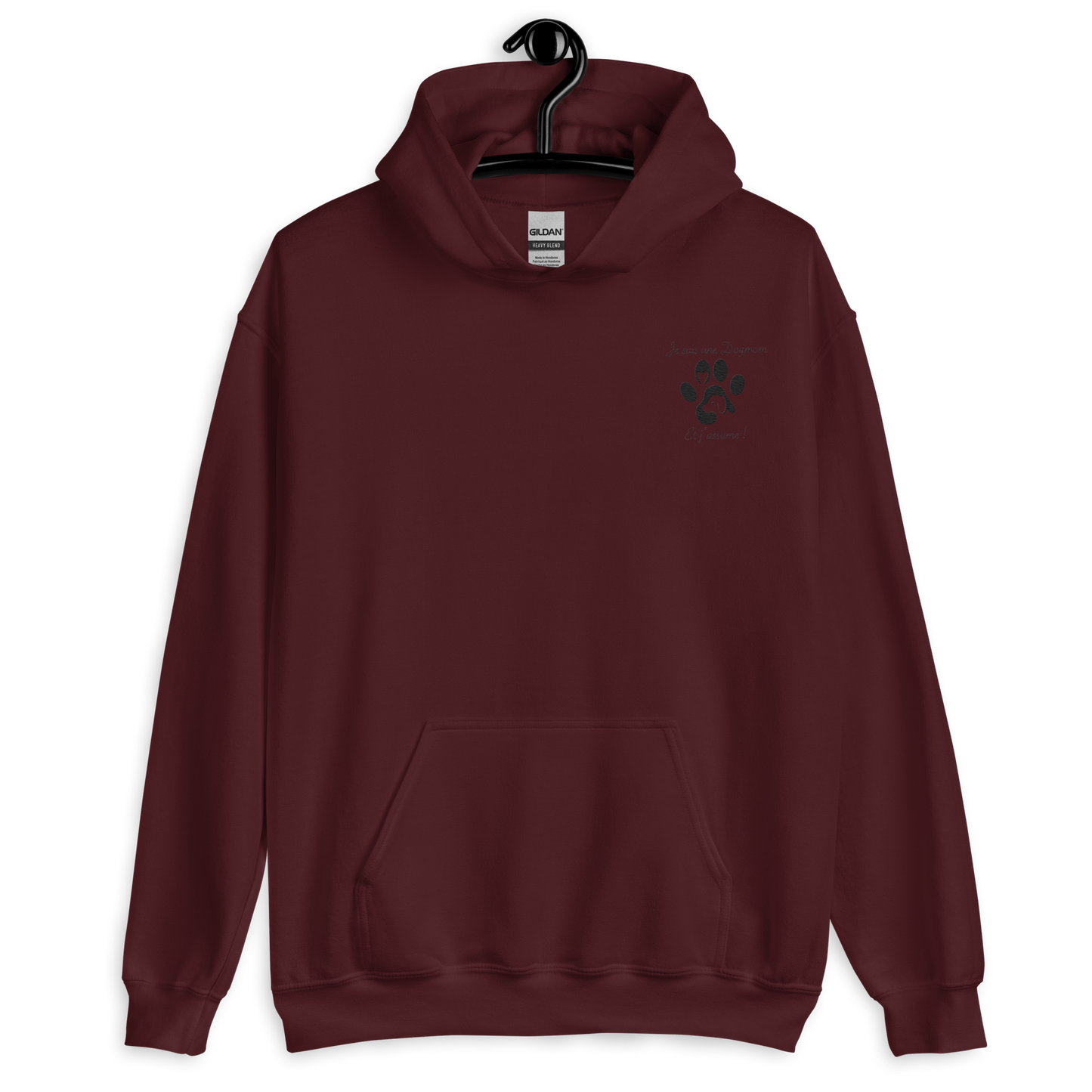 Sweat Dogmom brodé Noir