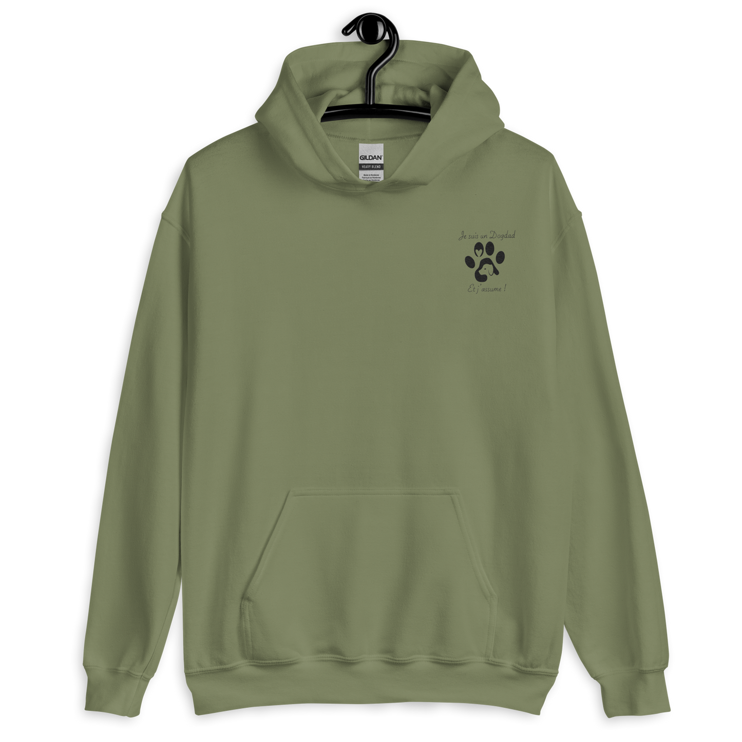 Sweat Dogdad brodé Noir