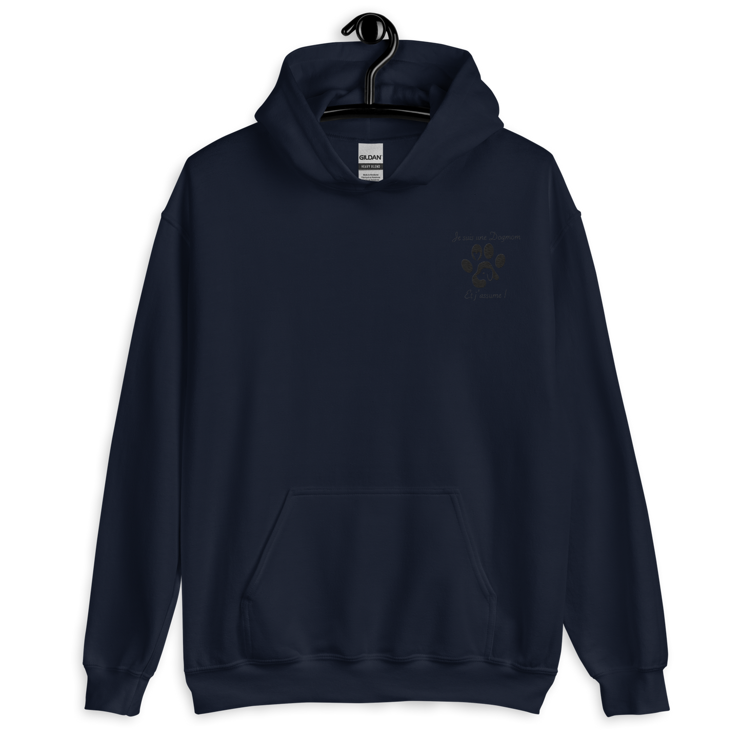 Sweat Dogmom brodé Noir
