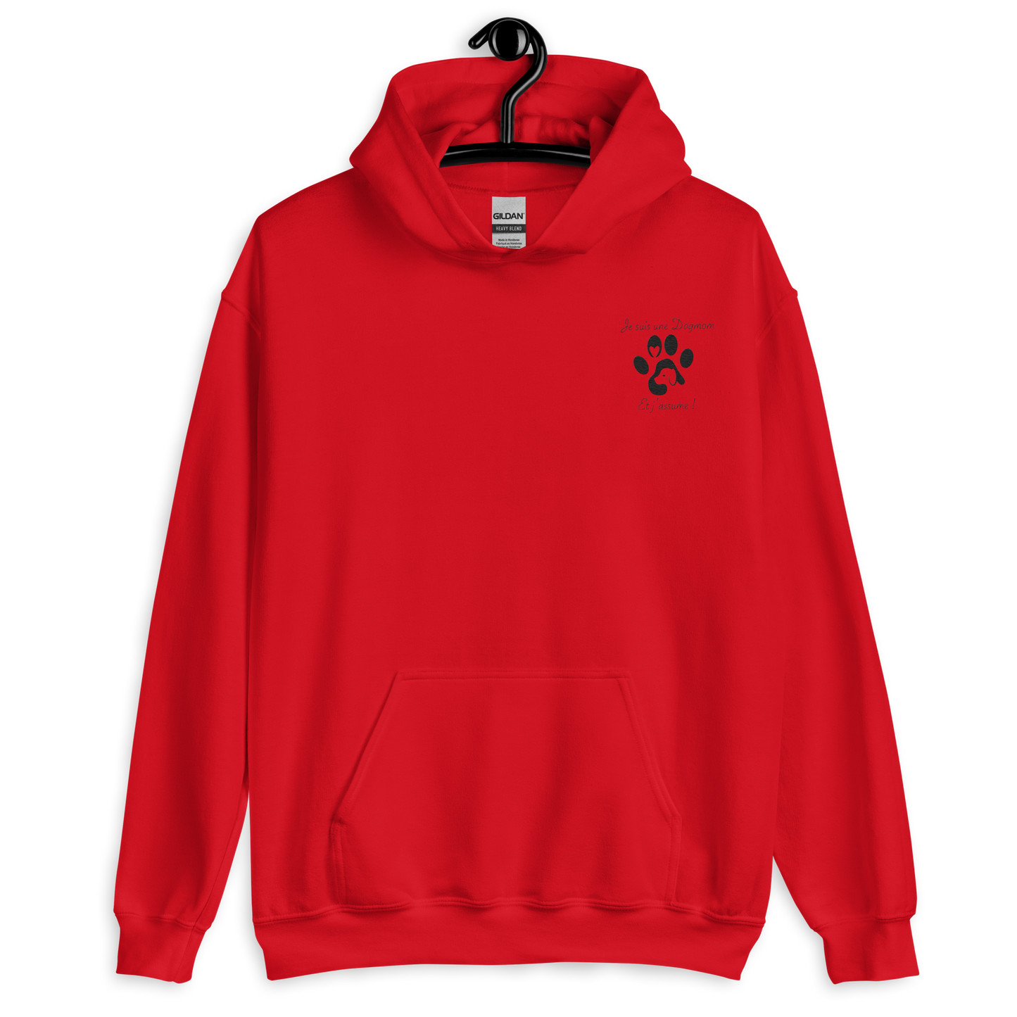 Sweat Dogmom brodé Noir