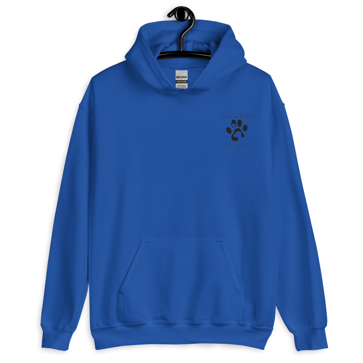 Sweat Dogmom brodé Noir