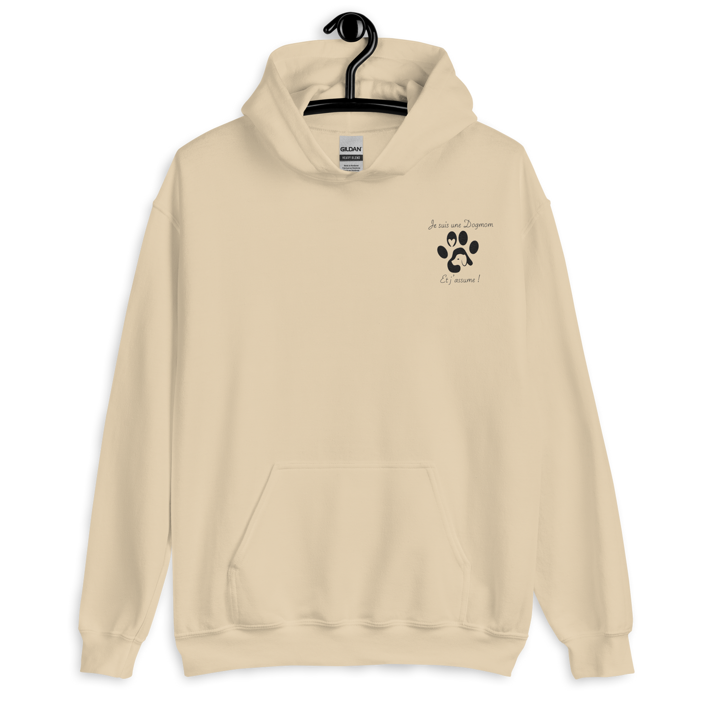Sweat Dogmom brodé Noir