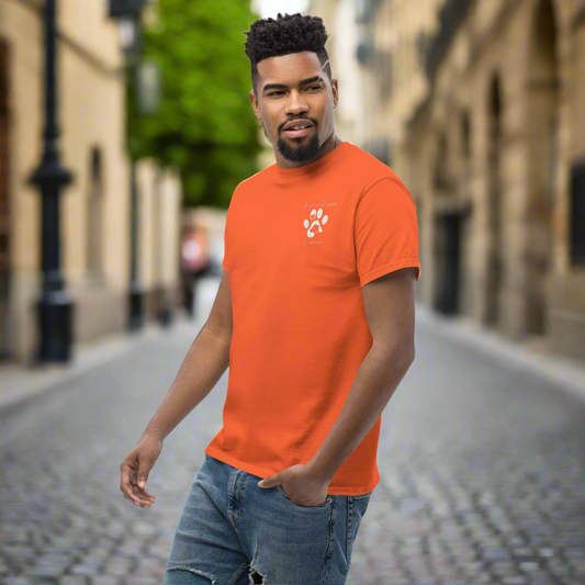 T-shirt clair Dogdad brodé Blanc