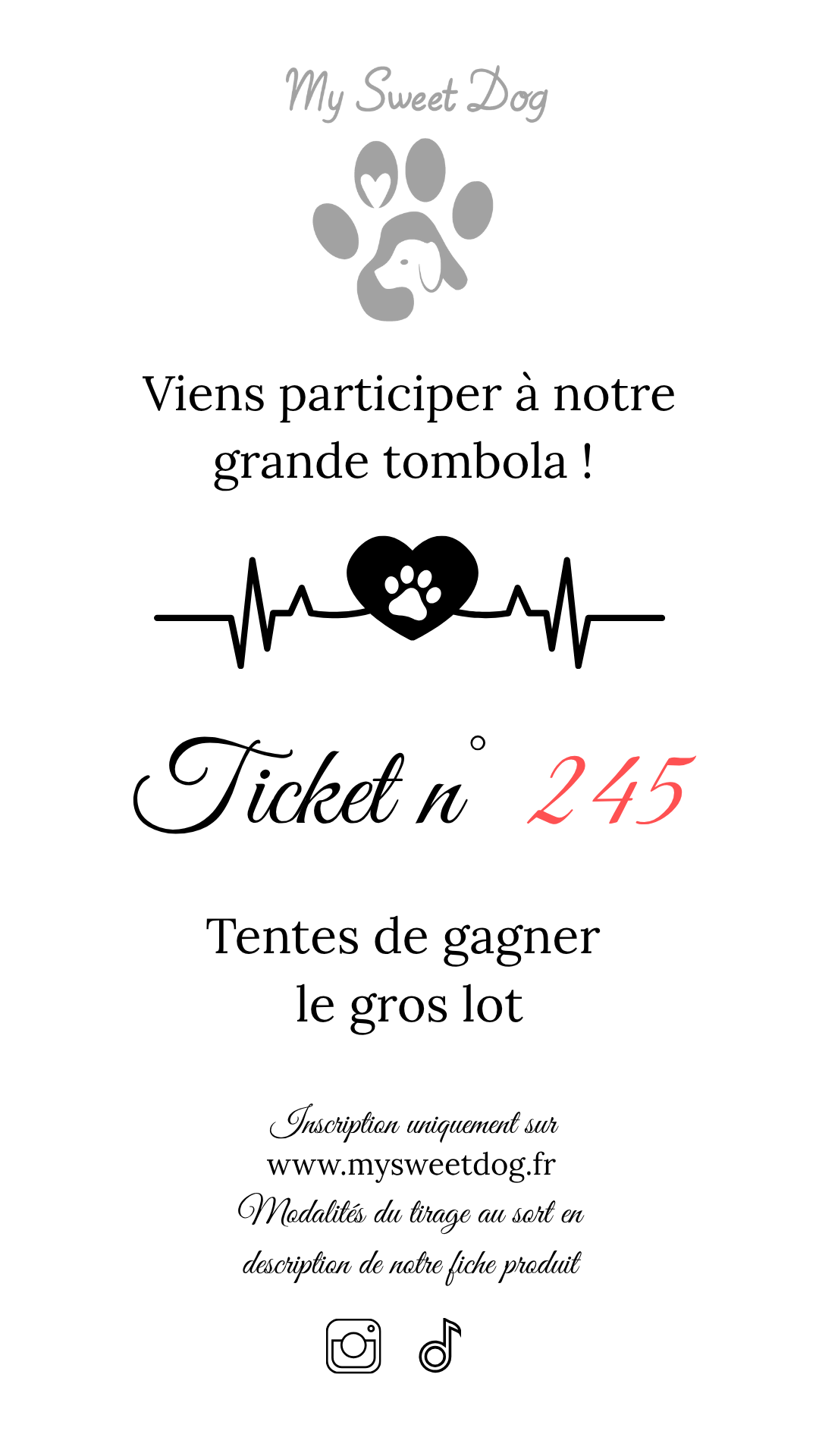 Ticket tombola 201-300