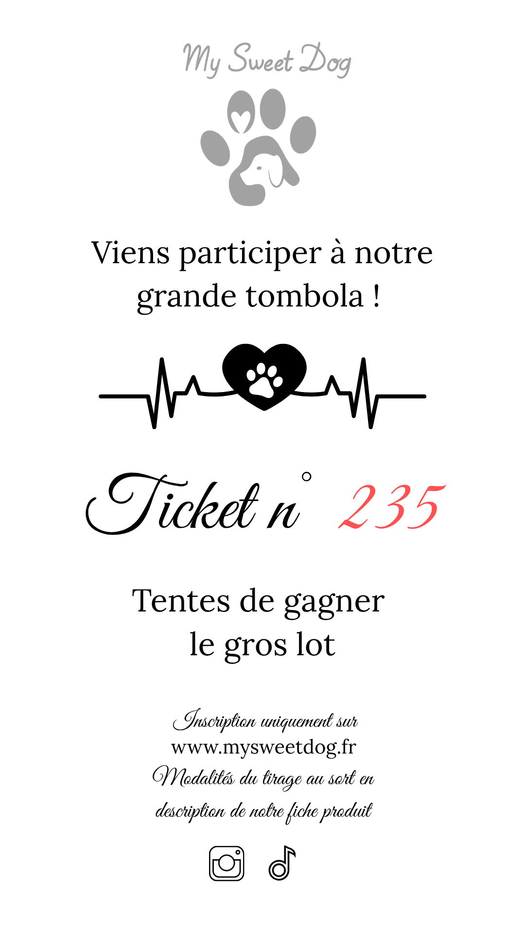 Ticket tombola 201-300