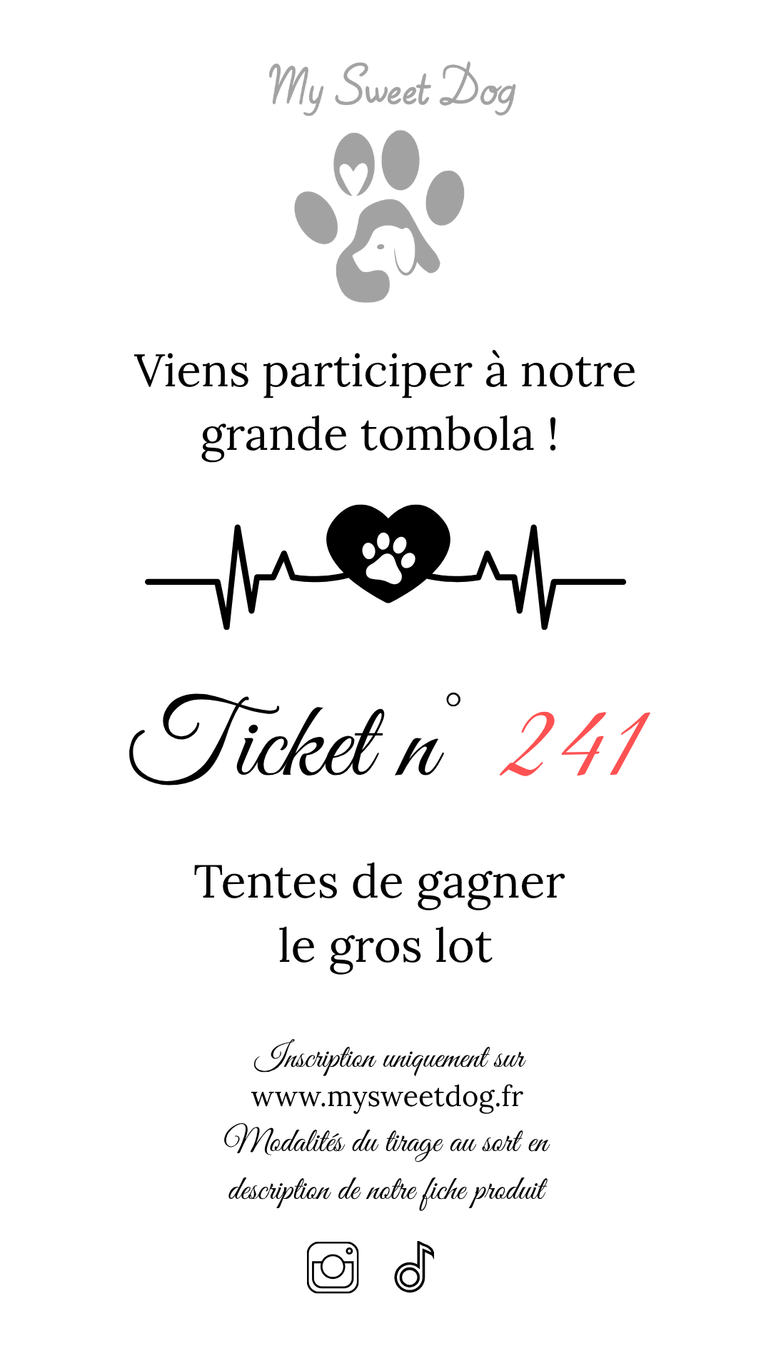 Ticket tombola 201-300