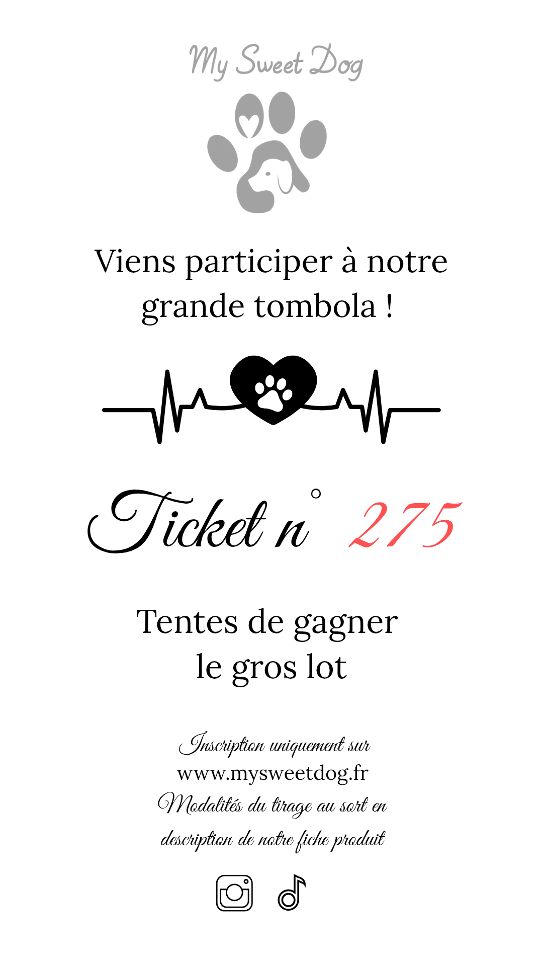 Ticket tombola 201-300