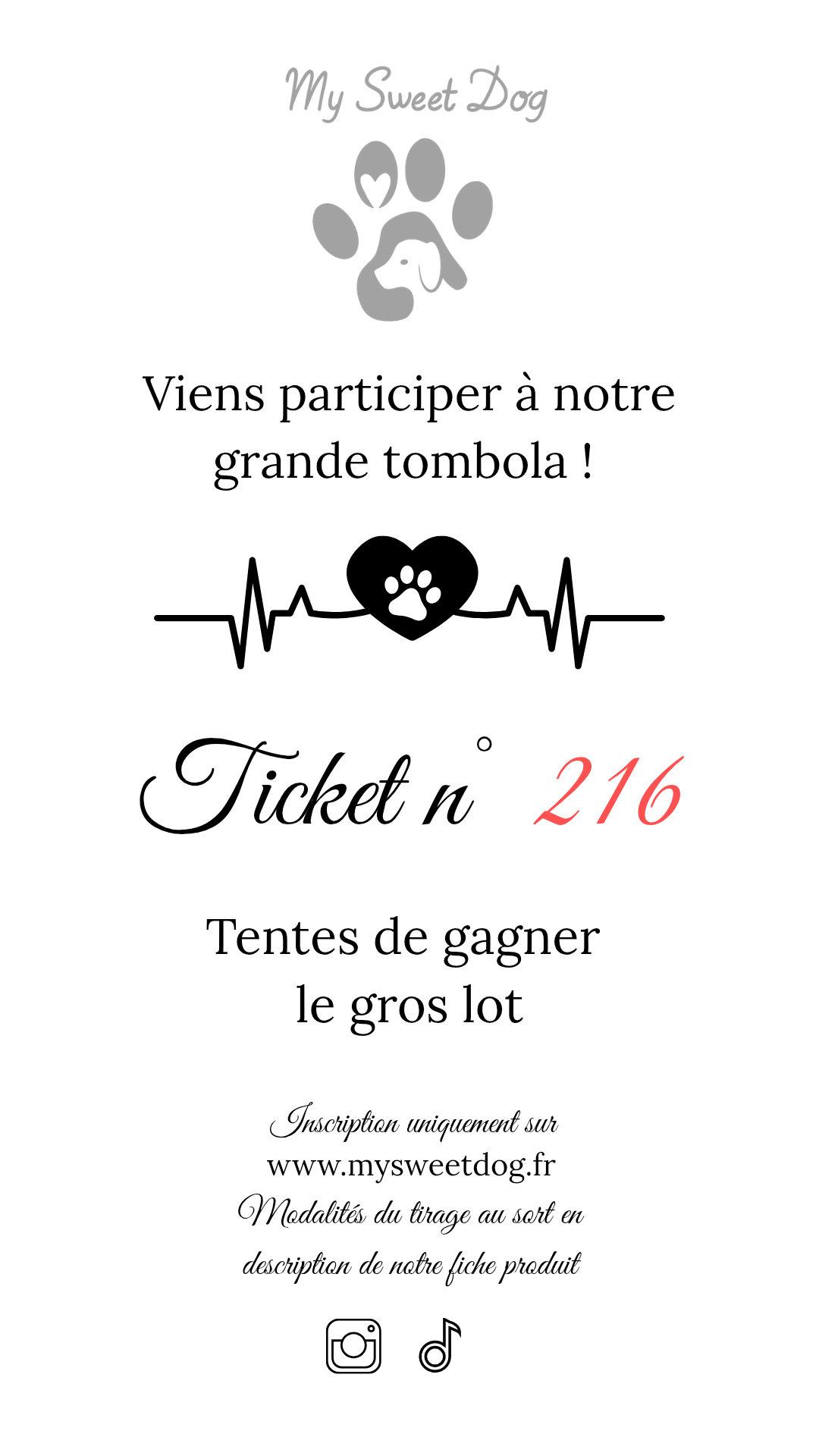Ticket tombola 201-300
