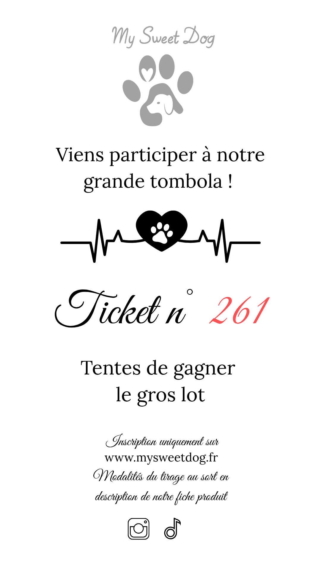 Ticket tombola 201-300