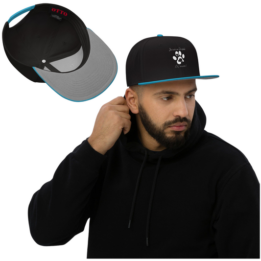 Casquette Plate Dogdad brodé Blanc