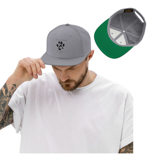 Casquette Plate Dogdad brodé Noir