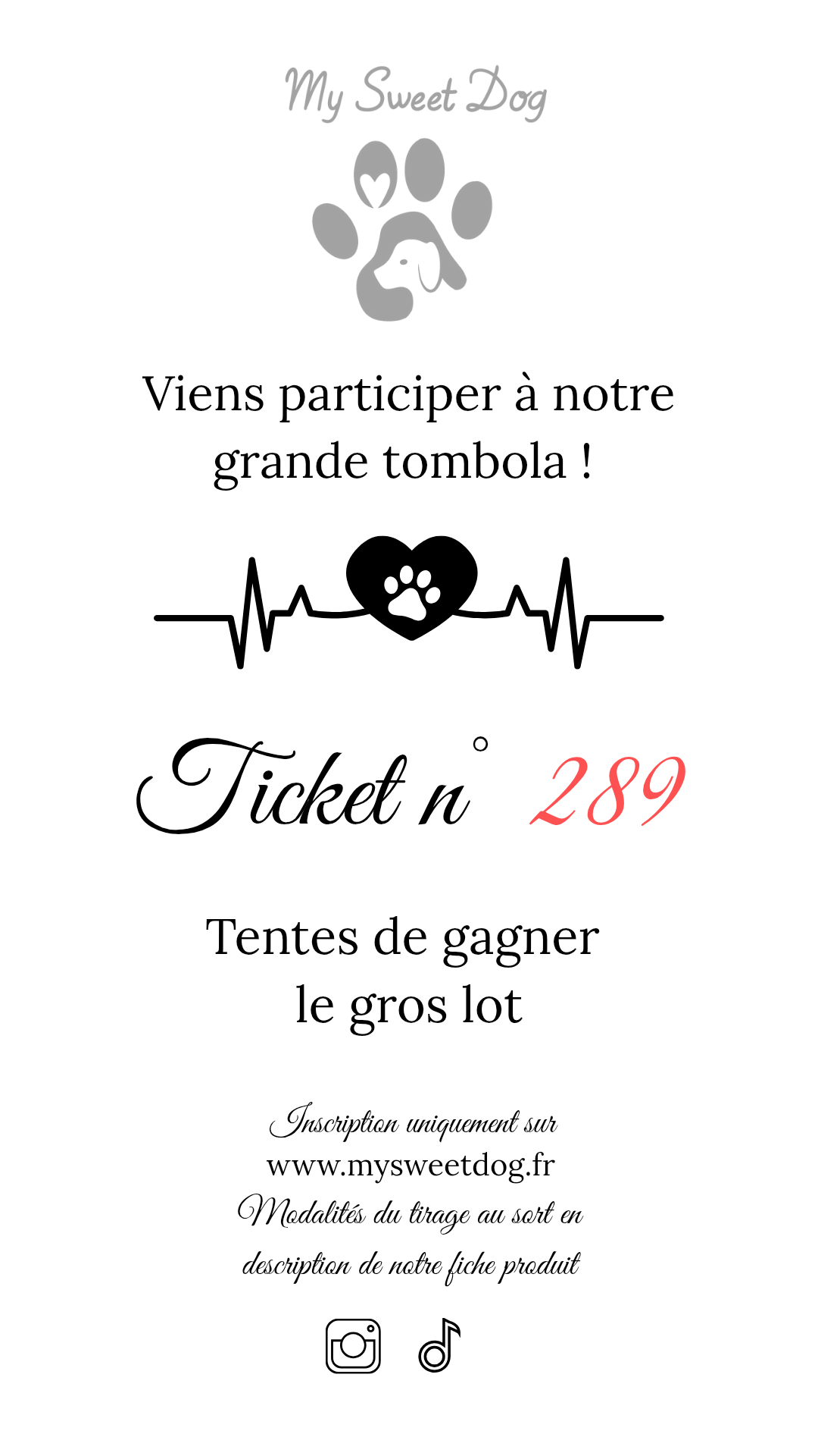 Ticket tombola 201-300
