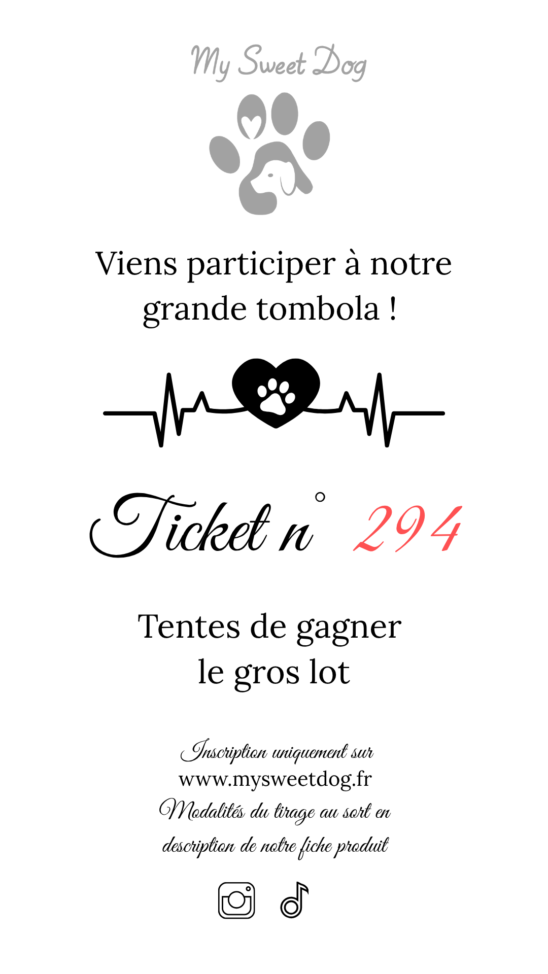 Ticket tombola 201-300